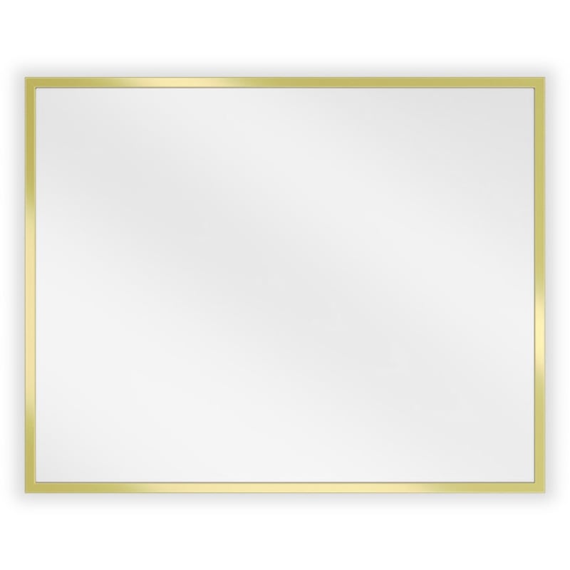 Mexen Loft lustro łazienkowe prostokątne 50 x 40 cm, rama złota szczotkowana - 9852-050-040-000-50