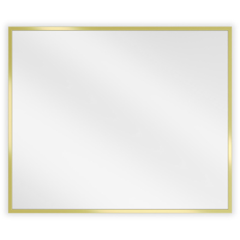 Mexen Loft lustro łazienkowe prostokątne 60 x 50 cm, rama złota - 9852-060-050-000-50