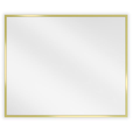 Mexen Loft lustro łazienkowe prostokątne 60 x 50 cm, rama złota - 9852-060-050-000-50
