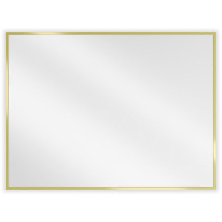 Mexen Loft lustro łazienkowe prostokątne 80 x 60 cm, rama złota szczotkowana - 9852-080-060-000-50
