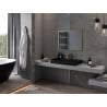 Mexen Loft lustro łazienkowe prostokątne 80 x 60 cm, rama złota szczotkowana - 9852-080-060-000-50