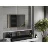 Mexen Loft lustro łazienkowe prostokątne 90 x 60 cm, rama złota szczotkowana - 9852-090-060-000-50