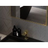 Mexen Loft lustro łazienkowe prostokątne 50 x 40 cm, rama złota - 9852-050-040-000-50