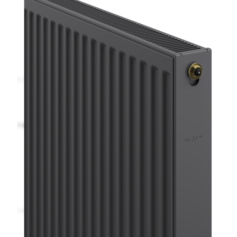 Mexen CV21 grzejnik płytowy 300 x 2800 mm, podłączenie dolne, 2061 W, antracyt - W621-030-280-66