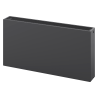 Mexen Flat CF33 grzejnik płytowy 600 x 1400 mm, podłączenie boczne, 3081 W, antracyt - W433F-060-140-66