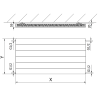 Mexen Line CL11 grzejnik płytowy 300 x 1200 mm, podłączenie boczne, 546 W, antracyt - W411L-030-120-66