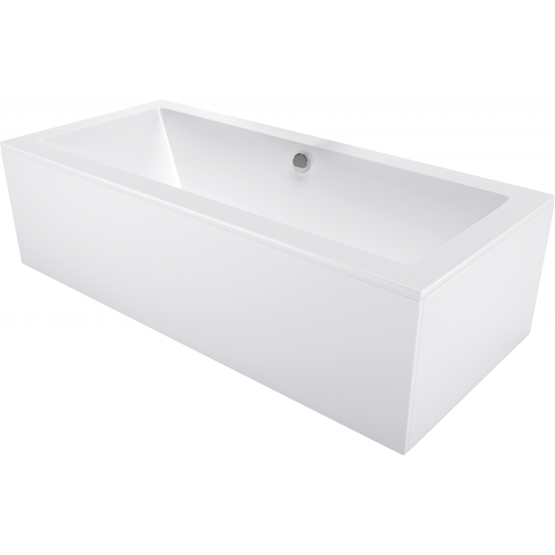 Mexen Cube wanna prostokątna 160 x 70 cm z obudową, biała - 55051607000X