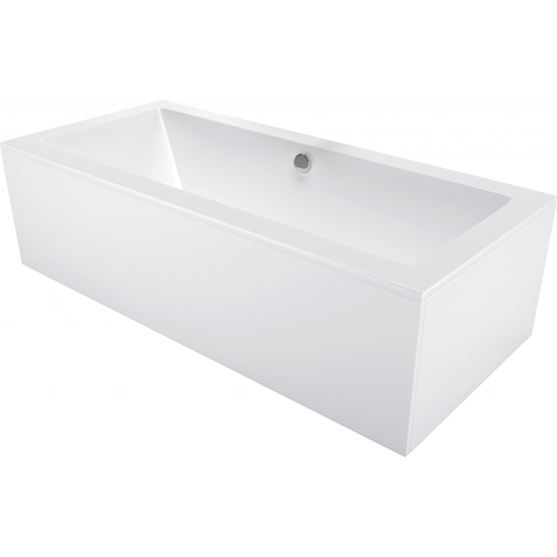 Mexen Cube wanna prostokątna 190 x 80 cm z obudową, biała - 55051908000X