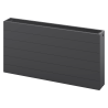 Mexen Line CL33 grzejnik płytowy 600 x 600 mm, podłączenie boczne, 1320 W, antracyt - W433L-060-060-66