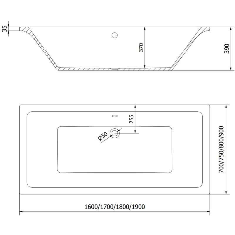 Mexen Cube wanna prostokątna 180 x 80 cm z obudową i parawanem 1-skrzydłowym 70 cm, czarny wzór fix - 550518080X9307007077