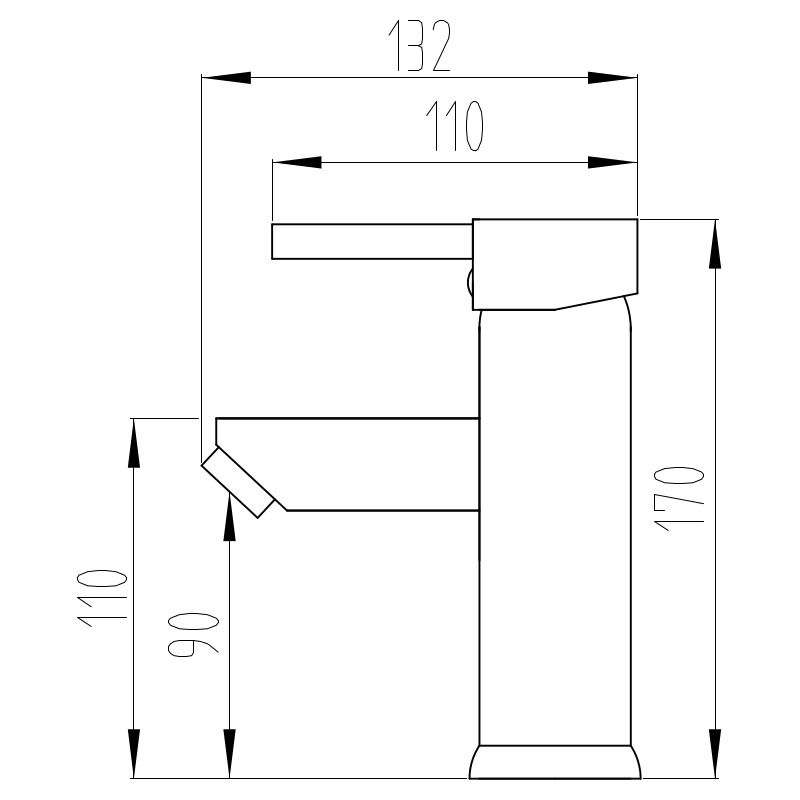 Mexen Lua bateria bidetowa, biała - 72820-20