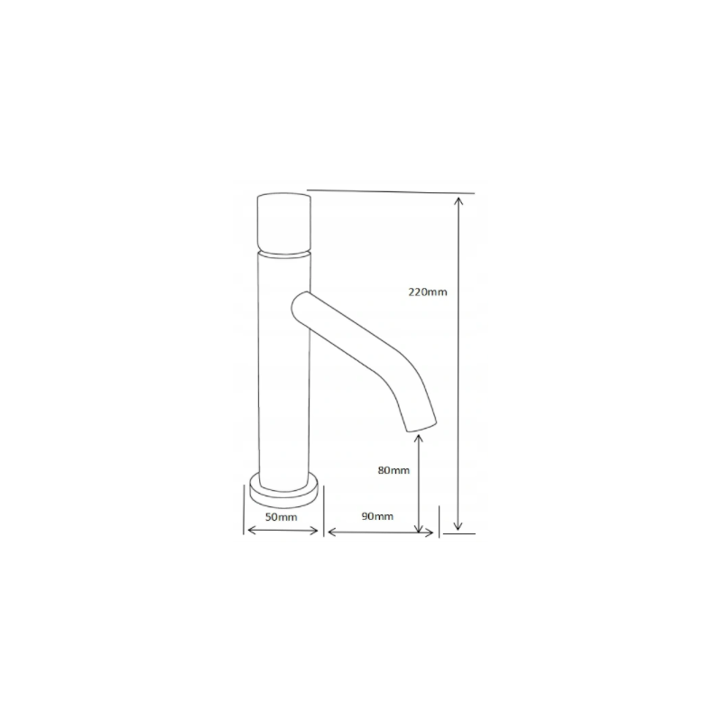 Mexen Rumba One bateria umywalkowa, różowo złota - 73501-60