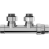 Mexen zawór grzejnikowy kątowy, Duplex, DN50, chrom - W907-000-01