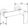 Mexen Zero bateria prysznicowa, czarny - 71140-70