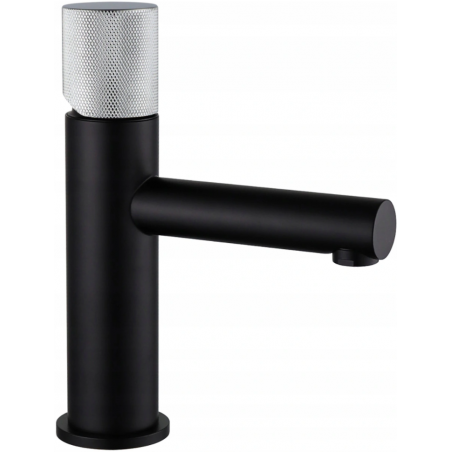 Mexen Elba One bateria umywalkowa, czarna/chrom - 74101-77