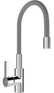 Mexen Flex bateria kuchenna, chrom/szara - 670900-06