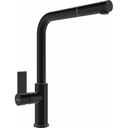 Mexen Flora bateria kuchenna, czarna - 670401-70