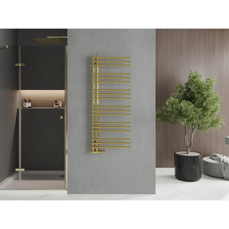 Mexen Neptun grzejnik łazienkowy dekoracyjny 1200 x 500 mm, 360 W, złoty - W101-1200-500-00-50