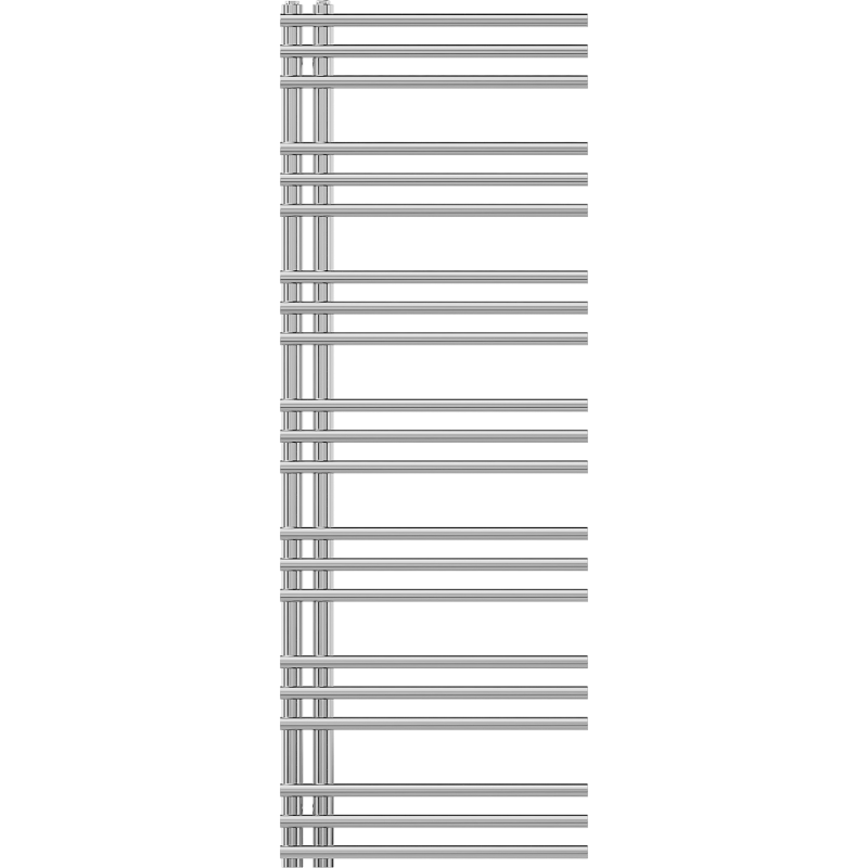 Mexen Neptun grzejnik łazienkowy dekoracyjny 1400 x 500 mm, 420 W, chrom - W101-1400-500-00-01