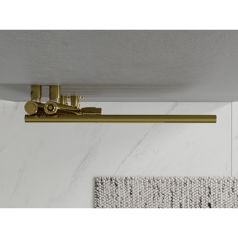 Mexen Neptun grzejnik łazienkowy dekoracyjny 1600 x 500 mm, 523 W, złoty - W101-1600-500-00-50
