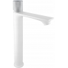 Mexen Royo One bateria umywalkowa wysoka, biała/chrom - 72211-22