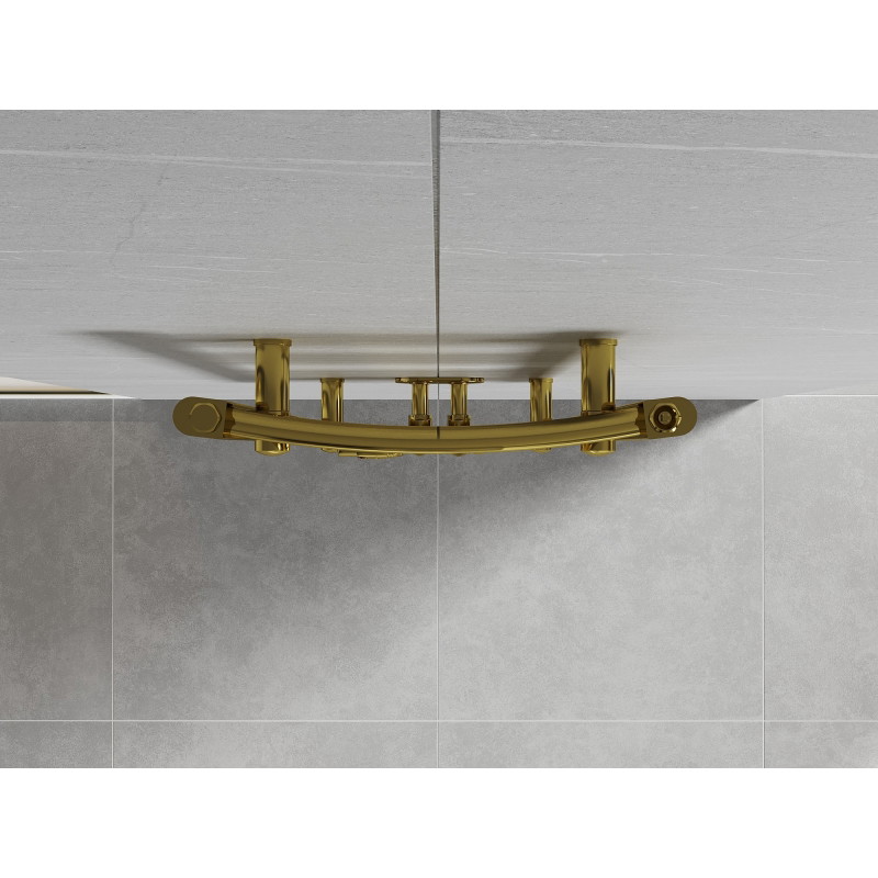 Mexen Ares grzejnik łazienkowy 500 x 400 mm, 142 W, złoty - W102-0500-400-00-50