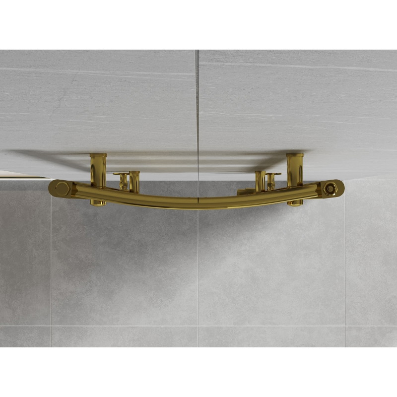 Mexen Ares grzejnik łazienkowy 700 x 500 mm, 226 W, złoty - W102-0700-500-00-50