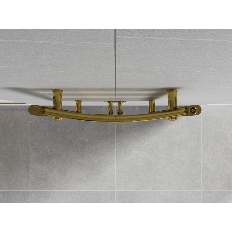 Mexen Ares grzejnik łazienkowy 700 x 500 mm, 226 W, złoty - W102-0700-500-00-50