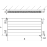 Mexen Line CVL21 grzejnik płytowy 600 x 900 mm, podłączenie dolne, 1089 W, antracyt - W621L-060-090-66