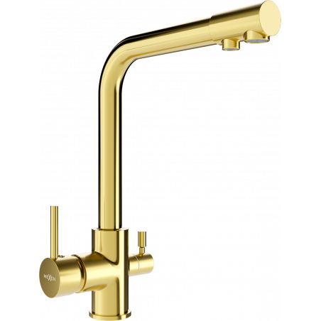 Mexen Duero bateria kuchenna, złota - 671600-50