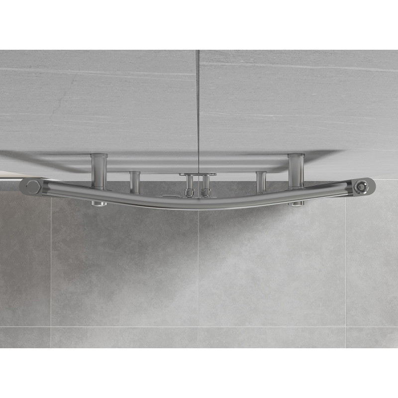 Mexen Ares grzejnik łazienkowy 1200 x 600 mm, 490 W, chrom - W102-1200-600-00-01