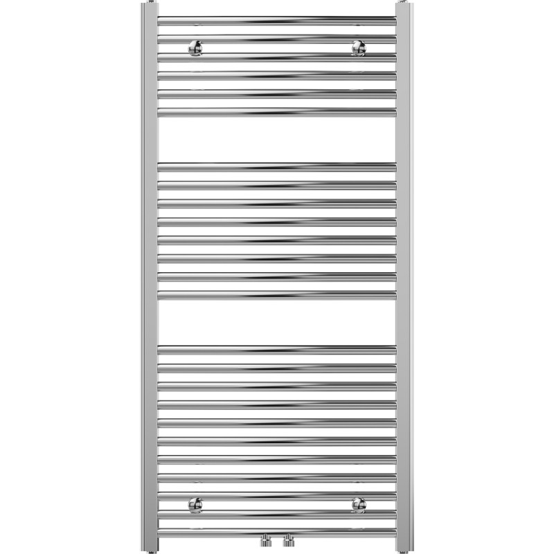 Mexen Ares grzejnik łazienkowy 1200 x 600 mm, 490 W, chrom - W102-1200-600-00-01