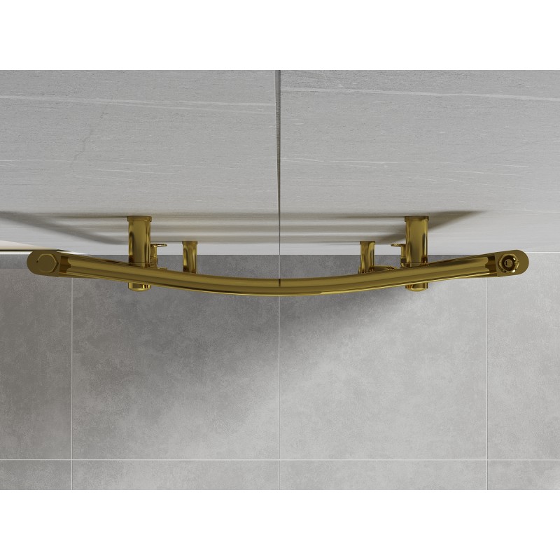 Mexen Ares grzejnik łazienkowy 1200 x 600 mm, 490 W, złoty - W102-1200-600-00-50