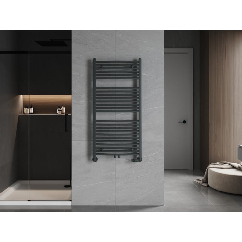 Mexen Ares grzejnik łazienkowy 1200 x 600 mm, 620 W, antracyt - W102-1200-600-00-66
