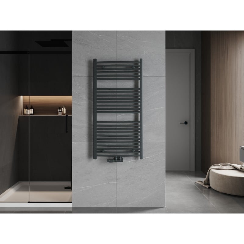 Mexen Ares grzejnik łazienkowy 1200 x 600 mm, 620 W, antracyt - W102-1200-600-00-66