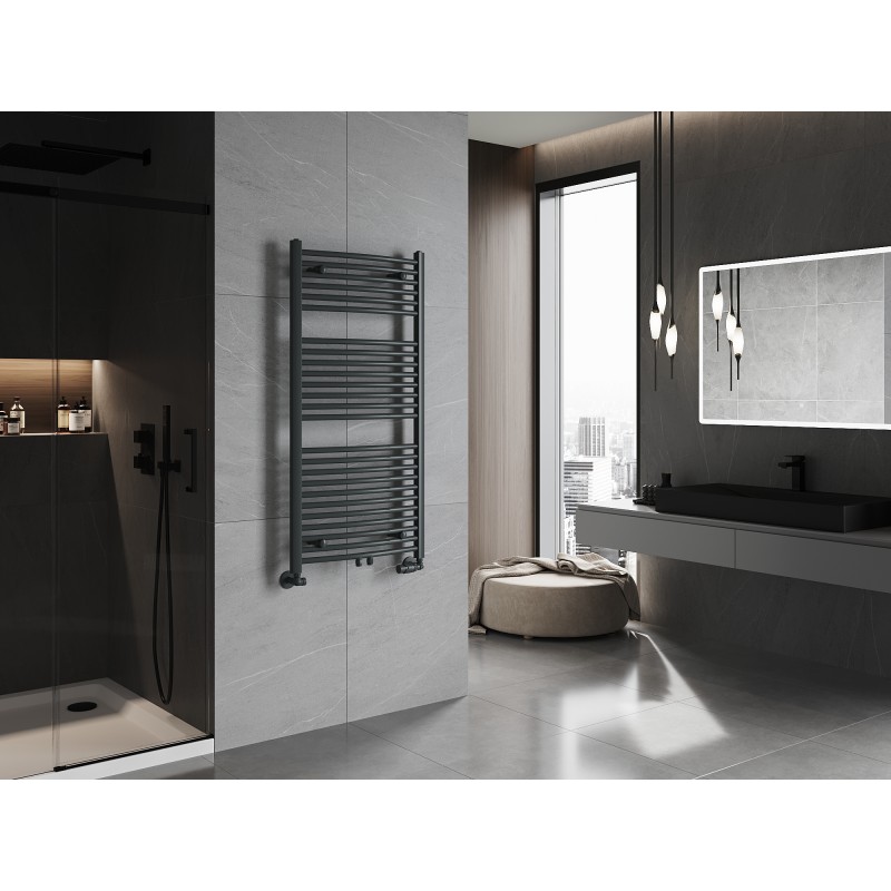 Mexen Ares grzejnik łazienkowy 1200 x 600 mm, 620 W, antracyt - W102-1200-600-00-66