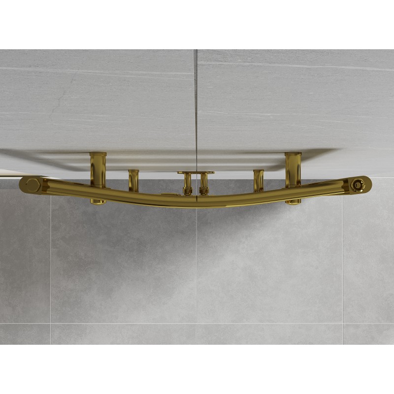 Mexen Ares grzejnik łazienkowy 1500 x 600 mm, 579 W, złoty - W102-1500-600-00-50