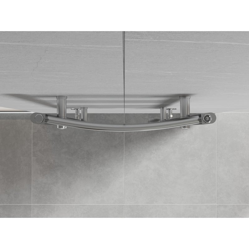 Mexen Ares grzejnik łazienkowy 1800 x 500 mm, 647 W, chrom - W102-1800-500-00-01