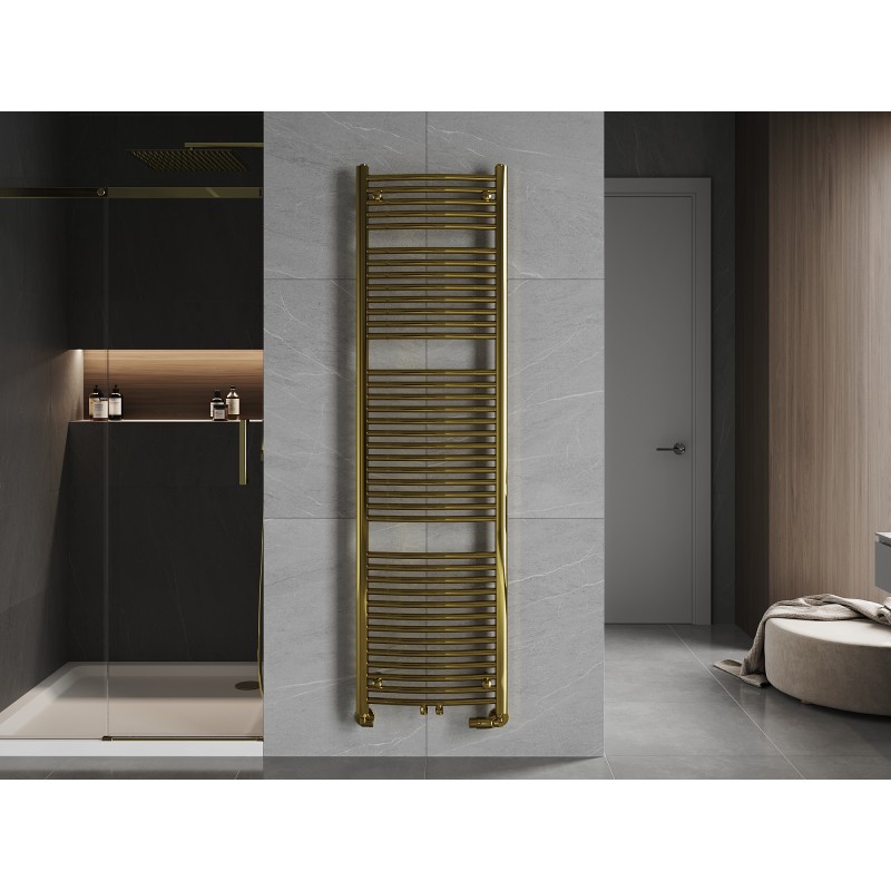 Mexen Ares grzejnik łazienkowy 1800 x 500 mm, 647 W, złoty - W102-1800-500-00-50