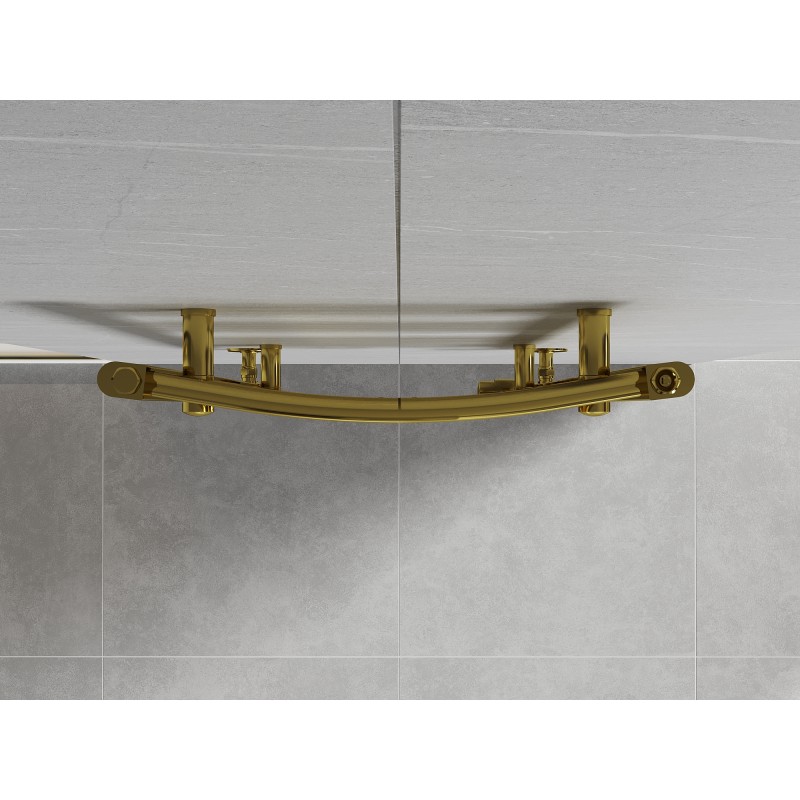 Mexen Ares grzejnik łazienkowy 1800 x 500 mm, 647 W, złoty - W102-1800-500-00-50