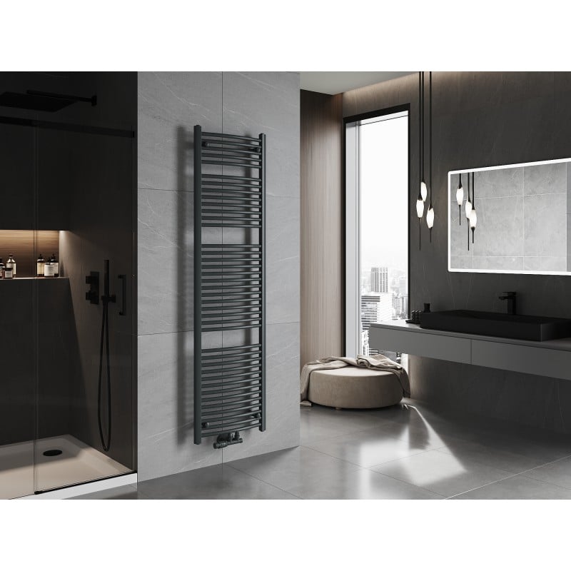 Mexen Ares grzejnik łazienkowy 1800 x 500 mm, 820 W, antracyt - W102-1800-500-00-66