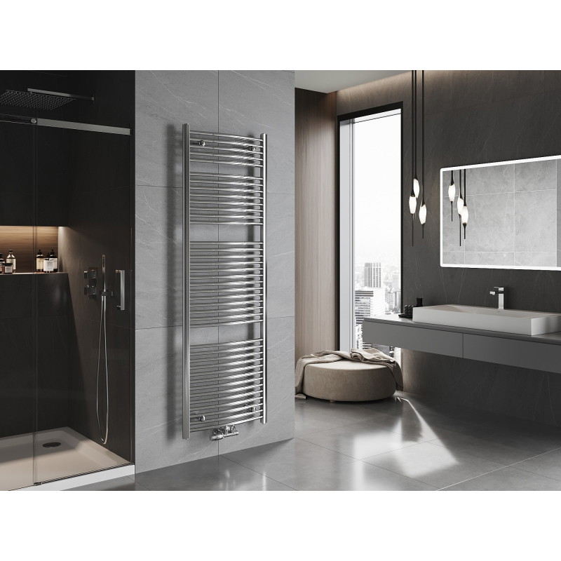 Mexen Ares grzejnik łazienkowy 1800 x 600 mm, 757 W, chrom - W102-1800-600-00-01