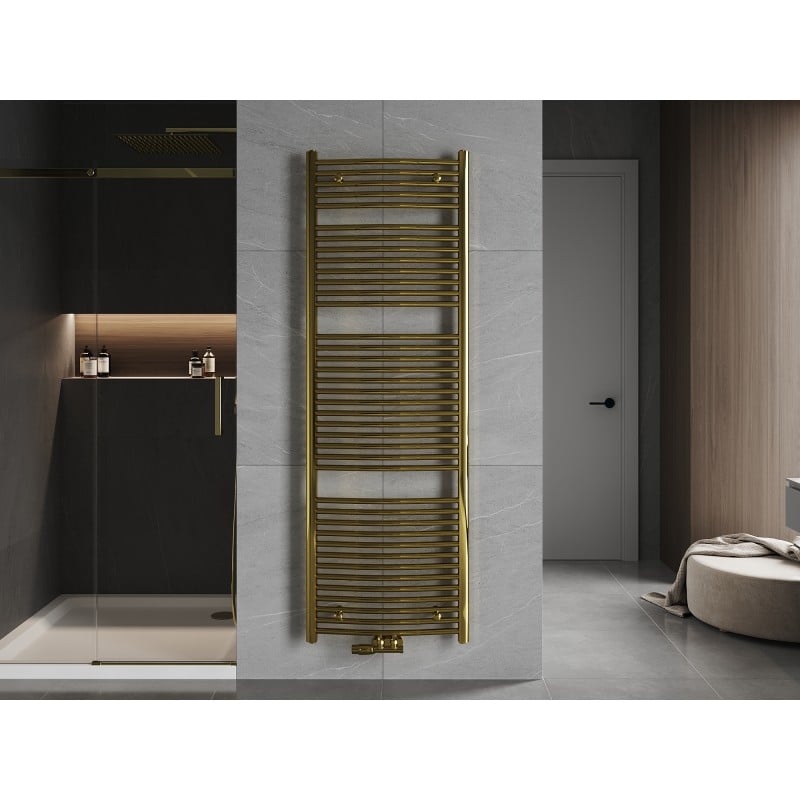 Mexen Ares grzejnik łazienkowy 1800 x 600 mm, 757 W, złoty - W102-1800-600-00-50