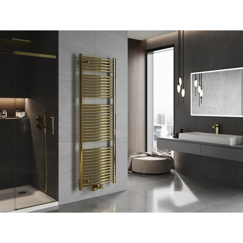 Mexen Ares grzejnik łazienkowy 1800 x 600 mm, 757 W, złoty - W102-1800-600-00-50