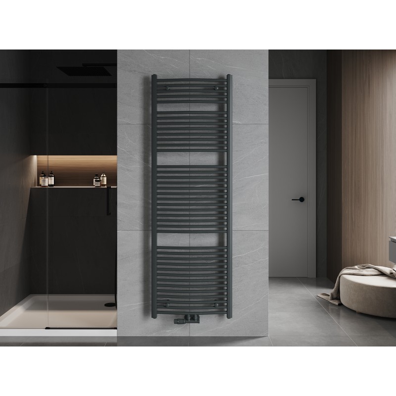 Mexen Ares grzejnik łazienkowy 1800 x 600 mm, 958 W, antracyt - W102-1800-600-00-66