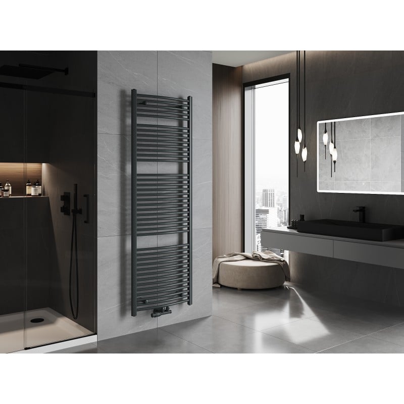 Mexen Ares grzejnik łazienkowy 1800 x 600 mm, 958 W, antracyt - W102-1800-600-00-66