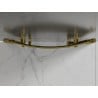 Mexen Helios grzejnik łazienkowy 1200 x 600 mm, 521 W, złoty - W103-1200-600-00-50