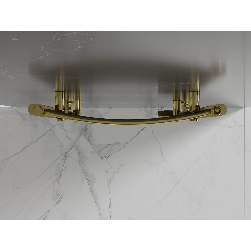 Mexen Helios grzejnik łazienkowy 1800 x 500 mm, 667 W, złoty - W103-1800-500-00-50
