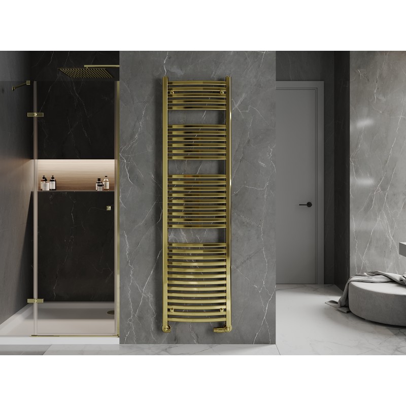 Mexen Helios grzejnik łazienkowy 1800 x 500 mm, 667 W, złoty - W103-1800-500-00-50