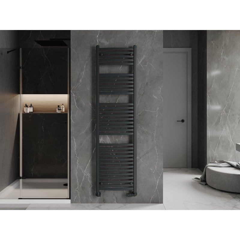 Mexen Helios grzejnik łazienkowy 1800 x 500 mm, 844 W, antracyt - W103-1800-500-00-66